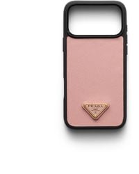 Prada - Hülle Für Iphone 17 Pro Aus Saffiano-Leder, Damen - Lyst