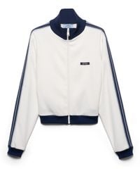 Prada - Fleece Jacket - Lyst