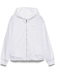 Prada - Reversible Jersey Hoodie - Lyst