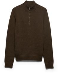 Prada - Pull À Col Roulé En Laine, Homme, Taille - Lyst