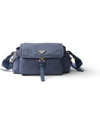 Prada - Explore Medium Re-Nylon Shoulder Bag With Flap - Lyst