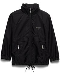 Prada - Cropped Re-Nylon Light Jacket - Lyst