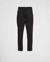 Prada - Five-Pocket-Jeans Aus Bull Denim - Lyst