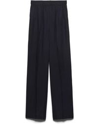 Prada - Washed Silk Pants - Lyst