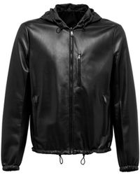 Prada - Reversible Nappa Leather Jacket - Lyst