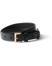 Prada - Gürtel Aus Leder, Damen, Größe - Lyst
