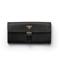 Prada - Large Nappa Leather Wallet - Lyst