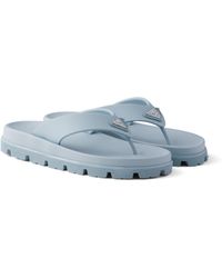Prada - Zehensteg-Sandalen Aus Gummi, Damen, Größe - Lyst