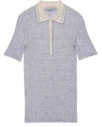 Prada - Pullover Aus Kaschmir, Seide Und Leinen, Damen, Größe - Lyst