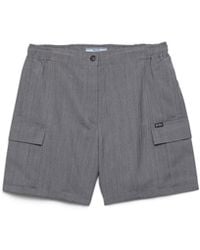 Prada - Light Mohair Shorts - Lyst