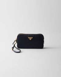 Prada - Re-Edition 1978 Re-Nylon And Saffiano Leather Pouch - Lyst
