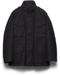 Prada - Midweight Cotton-Down Field Jacket - Lyst