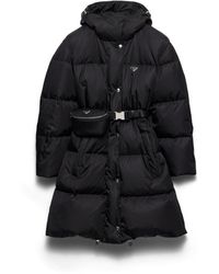 Prada - Manteau Matelassé En Re-Nylon, Femme, Taille - Lyst