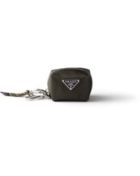 Prada - Speedrock Re-Nylon Keychain Charm - Lyst