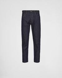 Prada - Five-pocket-jeans Aus Comfort Denim - Lyst