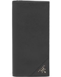 Prada - Portadocumentos De Piel Saffiano, Hombre - Lyst