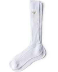 Prada - Cotton Socks - Lyst