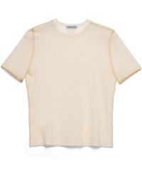Prada - Cotton Tulle T-Shirt - Lyst