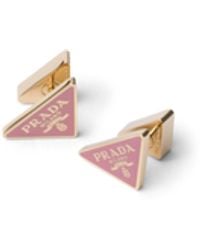 Prada - Enameled Metal Earrings - Lyst
