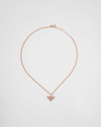 Prada - Eternal Pendant Necklace - Lyst