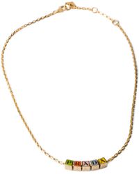 Prada - Metal Necklace - Lyst