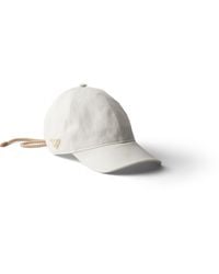 Prada - Cotton Baseball Cap - Lyst