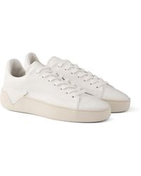 Prada - Court Leather Sneakers - Lyst