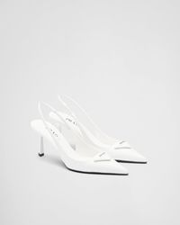 Prada - Pumps Slingback 75 - Lyst