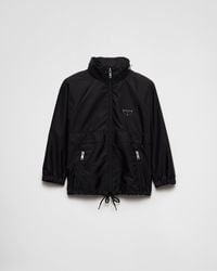 Prada - Cropped Re-Nylon Light Jacket - Lyst