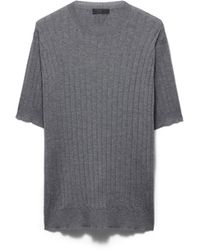 Prada - Cashmere And Silk Crew-Neck Sweater - Lyst