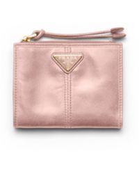 Prada - Small Leather Wallet - Lyst