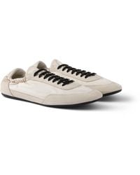 Prada - Elastische Collapse Sneaker Aus Re-Nylon Und Wildleder, Herren, Größe 10 - Lyst
