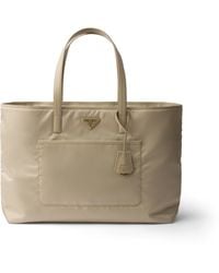 Prada - Re-Edition 1978 Large Re-Nylon And Saffiano Leather Tote Bag - Lyst