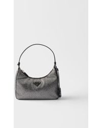 Prada - Mini Sac Re-Edition 2005 En Satin À Cristaux - Lyst