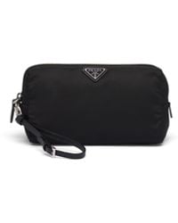 Prada - Pouch Mediano De Re-Nylon, Mujer - Lyst
