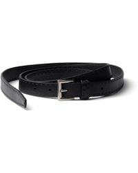 Prada - Antiqued Leather Belt - Lyst