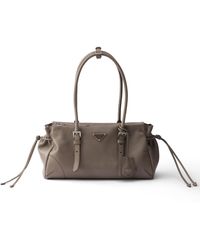 Prada - Karin Medium Antiqued Leather Tote Bag - Lyst