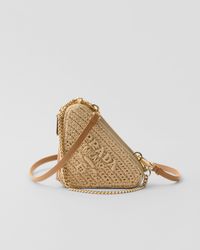 Prada - Mini Pochette En Crochet - Lyst