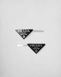 Prada - Haarspangen Aus Metall - Lyst