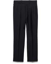 Prada - Mohair Wool Pants - Lyst