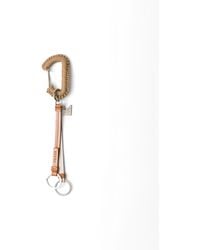 Prada - Leather Keychain Charm - Lyst