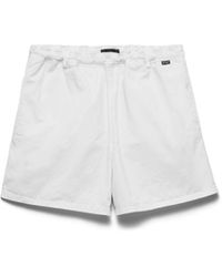 Prada - Twill Swim Trunks - Lyst