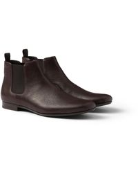 Prada - Leather Chelsea Boots, Size 5,5 - Lyst