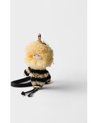 Prada - Ciondolo Portachiavi Soft Robot Con Tracolla - Lyst