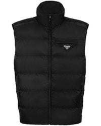 Prada - Chaleco De Re-Nylon Acolchado, Hombre, Talla - Lyst