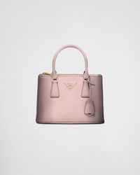 Prada - Kleine Galleria Tasche Aus Saffiano-Leder Mit Farbverlauf - Lyst
