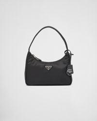 Prada - Ladies Black 2000 Re-edition Re-nylon Shoulder Bag - Lyst