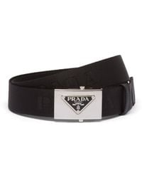 Prada - Gürtel Aus Gewebtem Nylon, Herren, Größe - Lyst