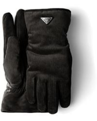 Prada - Handschuhe Aus Cord, Herren, Größe 8 - Lyst