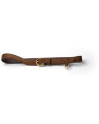 Prada - Suede Belt - Lyst
